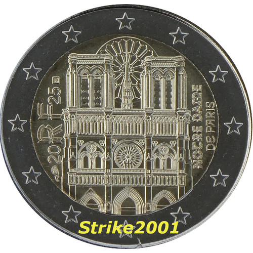 Euro commemorativo francia - 2,