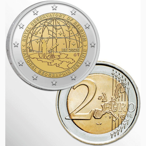 Euro commemorativo belgio - 2€,
