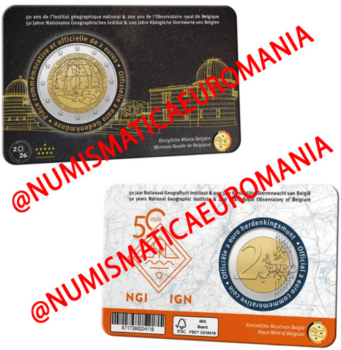 Euro commemorativo belgio - 2€,