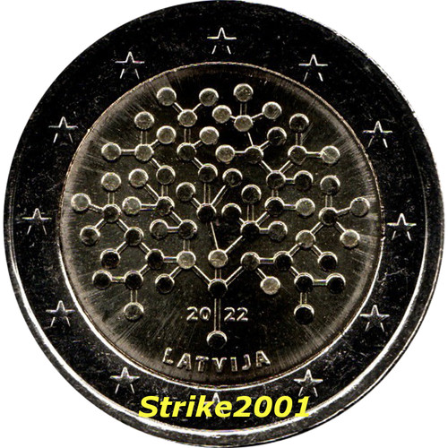 Euro commemorativo lettonia - 2,