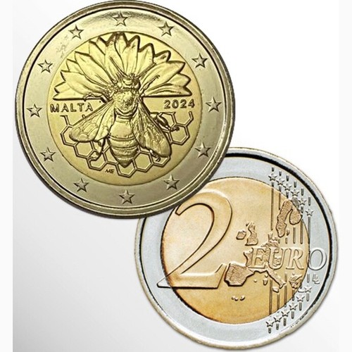 Euro commemorativo malta - €,