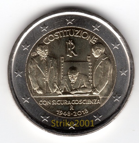 Euro commemorativo italia - 2,